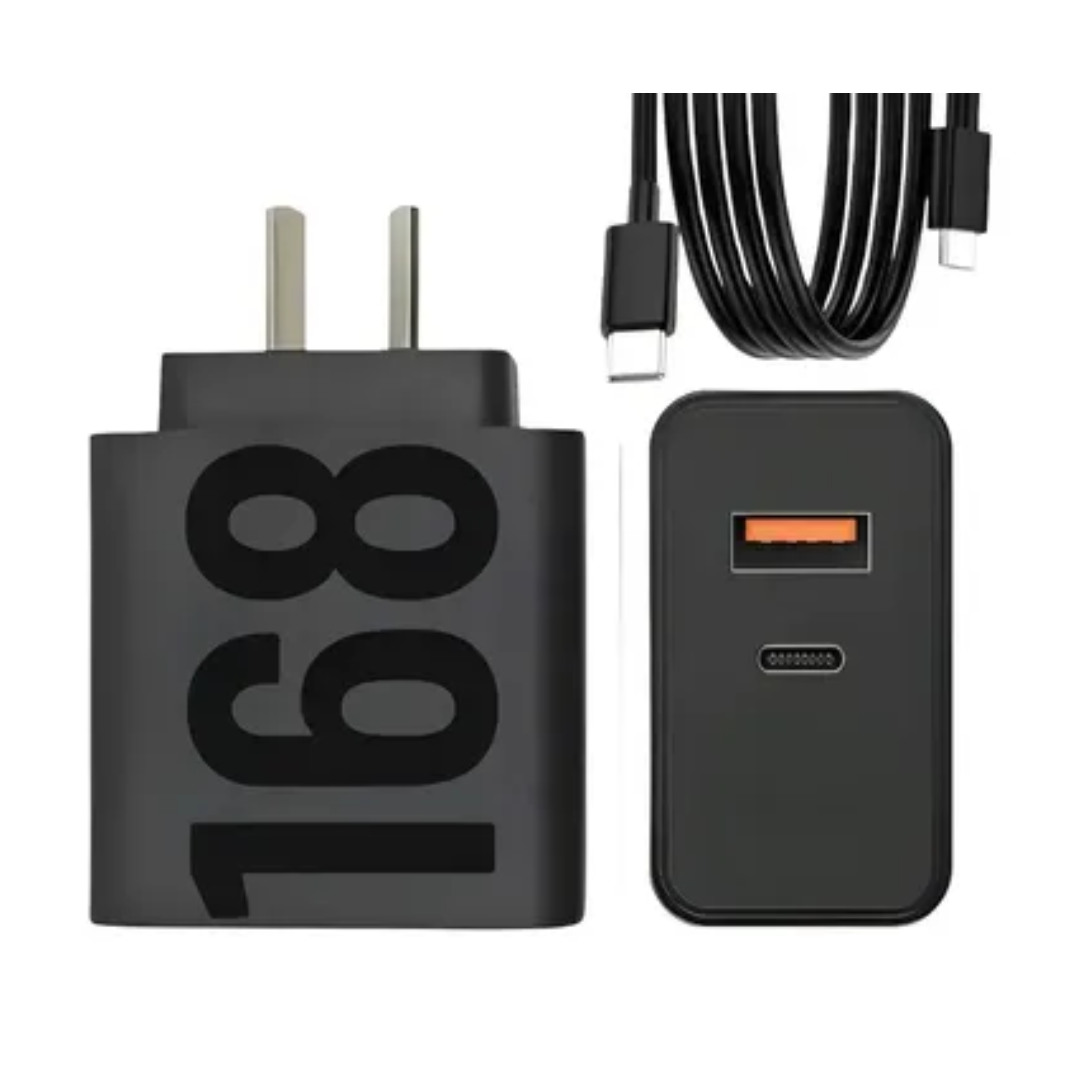 Cargador de Pared Tipo Motorola TurboPower 168W GaNFast USB-C con Cable Tipo C Incluido - Imagen 2