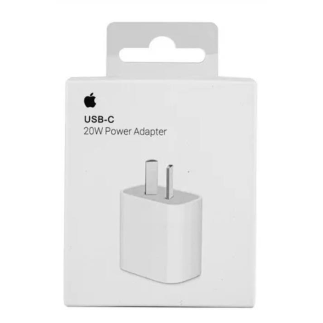 Cargador de Pared "APPLE" USB-C 20W Carga Rápida Power Delivery (Pata Argentina)